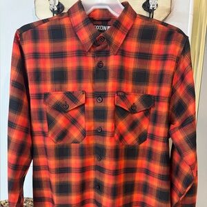 DIXXON Men's SLAYER Hell Awaits Flannel Size L- Like New